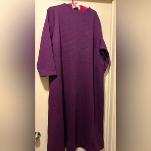 Talbots midi jacquard dress